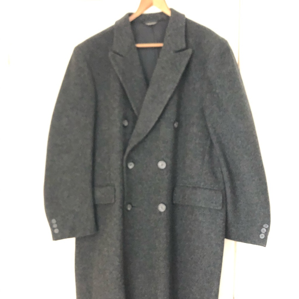 Adolfo Double breasted men’s wool coat